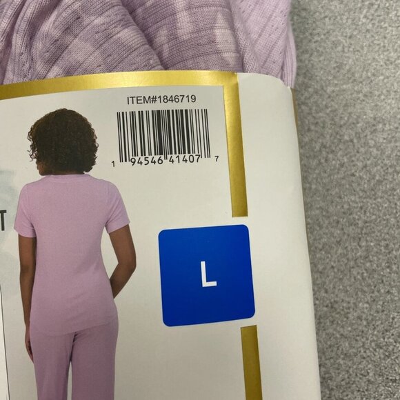 Live2Lounge Women's L 4-Piece Pointelle Lounge Set M0452 - Picture 7 of 8